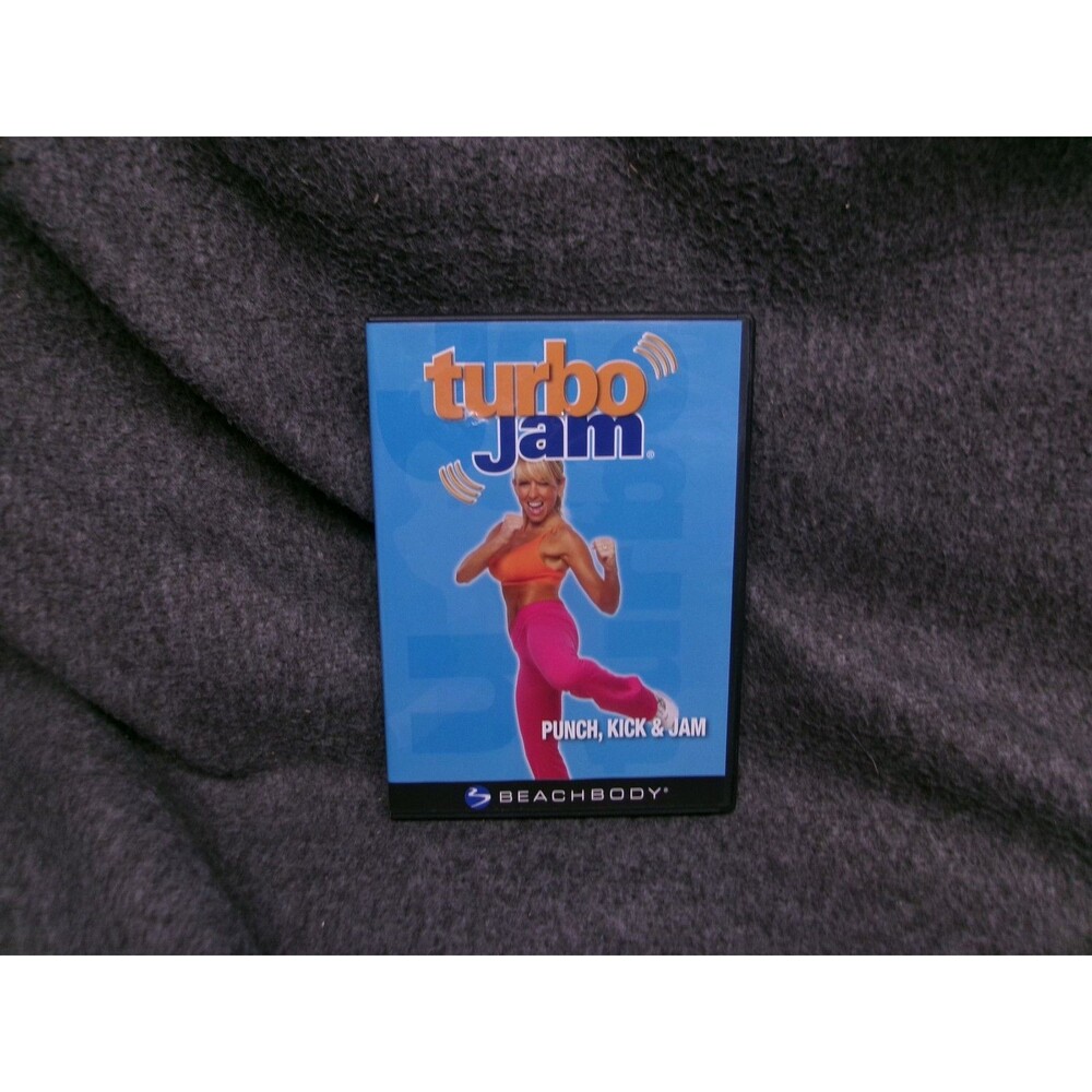 Turbo Jam Punch Kick & Jam DVD Beachbody Chalene Johnson Workout Fitness Cardio